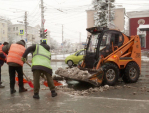 На очистку города от снега в Калуге брошено 47 единиц техники