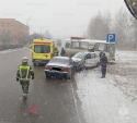 В Калужской области за утро произошло два массовых ДТП