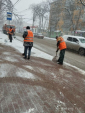 Калугу оперативно очищают от снега