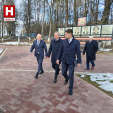 Владислав Шапша и Стефан Перевалов возложили цветы к Вечному огню и Памятной стене