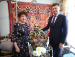 Две медали к 80-летию Победы вручили жительницам Правобережья Калуги