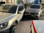 Женщина-водитель собрала «паровозик» в Калуге