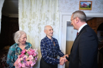 Владислав Шапша встретился в Обнинске с участником Великой Отечественной войны Георгием Абакумовым