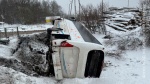 Автобус с пассажирами перевернулся под Обнинском