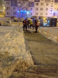 В Калуге дорожные службы всю ночь убирали снег