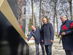 Владислав Шапша возложил цветы к новому памятнику в Хвастовичах