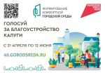 Восемь территорий претендуют на благоустройство в 2026 году в Калуге