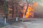 Раскрыта возможная причина пожара в банном комплексе в Москве