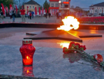Накануне Дня Победы в Люлинове зажгли 1418 свечей