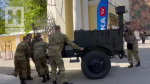 Полевая кухня прибыла во дворик калужского краеведческого музея