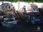 В Калуге сожгли пять автомобилей Росгвардии