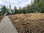 В деревне Жуковского района благоустраивают сквер