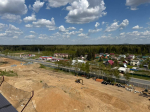 В Балабанове началось строительство новой дороги к ледовой арене