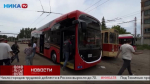 По улицам Калуги курсирует новый вид отечественных троллейбусов