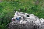 Появилось видео с водружением флага у границ с Запорожской и Днепропетровской областей