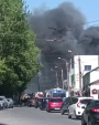 Мощный пожар уничтожил магазин обоев и светильников в Калуге