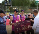 Обнинцы взяли бронзу на III этапе чемпионата России по пляжному волейболу
