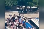 Туристический катер начал тонуть на Бали вместе с людьми и попал на видео