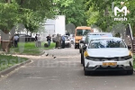 Автобус саперов со взрывозащитным контейнером проверит подозрительную машину в Москве