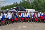 Вернувшиеся из украинского плена военные поздравили с Днем России