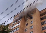 На улице Кирова в Калуге возник мощный пожар