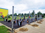 В Бетлице строят площадку для городошного спорта