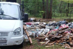 В Калужском лесничестве выявили нарушителей, устроивших свалку
