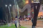 Первые минуты после попадания дрона в многоэтажку под Москвой сняли на видео