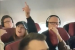Пассажирка устроила «дикую истерику» в самолете и попала на видео