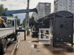 Космическая остановка появилась в Калуге на конечной маршрута № 95