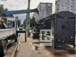 В микрорайоне Кубяка установили долгожданную космическую остановку