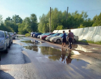 В Калуге завершился ремонт межквартальных проездов на двух улицах