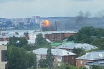«Так страшно!» Тяжелые дроны ВСУ атаковали предприятие в Ижевске. Мощный пожар попал на видео