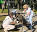 Мещовцы подготовили городской парк к праздничным мероприятиям