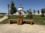 В сельском парке поселили деревянных героев романов Достоевского