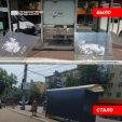 Разбитую остановку на улице Маршала Жукова заменили после жалобы калужанки
