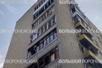 Обстановку в Воронеже после падения обломков дрона ВСУ сняли на видео