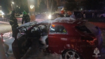 В центре Калуги загорелся автомобиль
