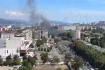 Появилось новое видео полыхающей многоэтажки в российском городе