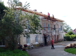 В Мещовске становится больше благоустроенных домов