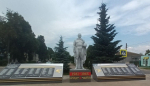 В Хвастовичах по инициативе жителей привели в порядок памятник Солдату