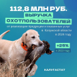 Более 100 миллионов рублей составила выручка калужских охотпользователей за год