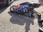 В Боровском районе водитель скутера попал в аварию