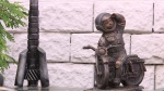 Космонавтик-байкер появился в Калуге