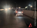 Мужчина пострадал в ДТП на трассе М-3, переходя в неположенном месте