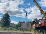 В Медынском районе продолжается благоустройство набережной